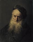 Jan lievens Study of an Old Man oil on canvas